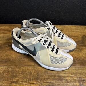 Nike Lunar Hyperfuse Women's‎ Golf Shoes White Silver 483325-100 Size 9